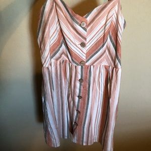 Striped dress button down